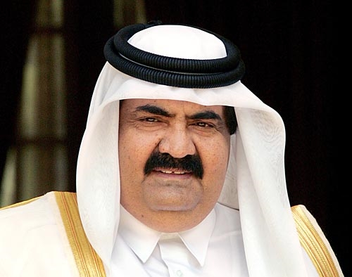 أمير دولة قطر الشيخ حمد بن خليفة آل ثاني